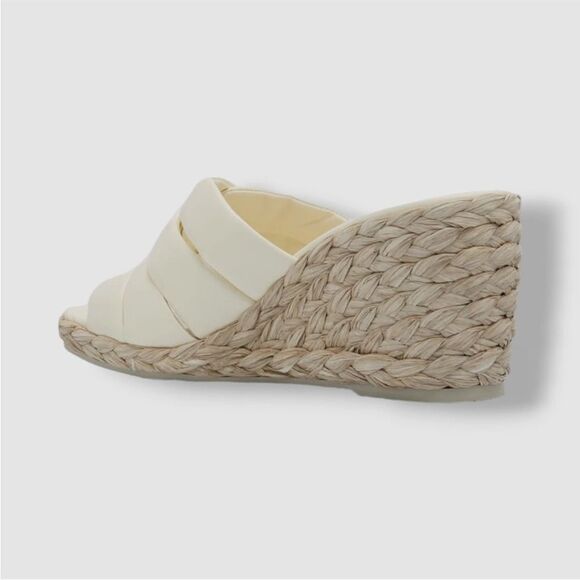 Vince Gilian Woven Espadrille Wedge Sandal/Bag  Marble Cream Size 10 NEW $325 - Picture 3 of 11